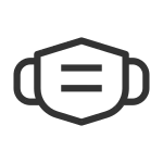 Ppe Face Mask SVG Icon